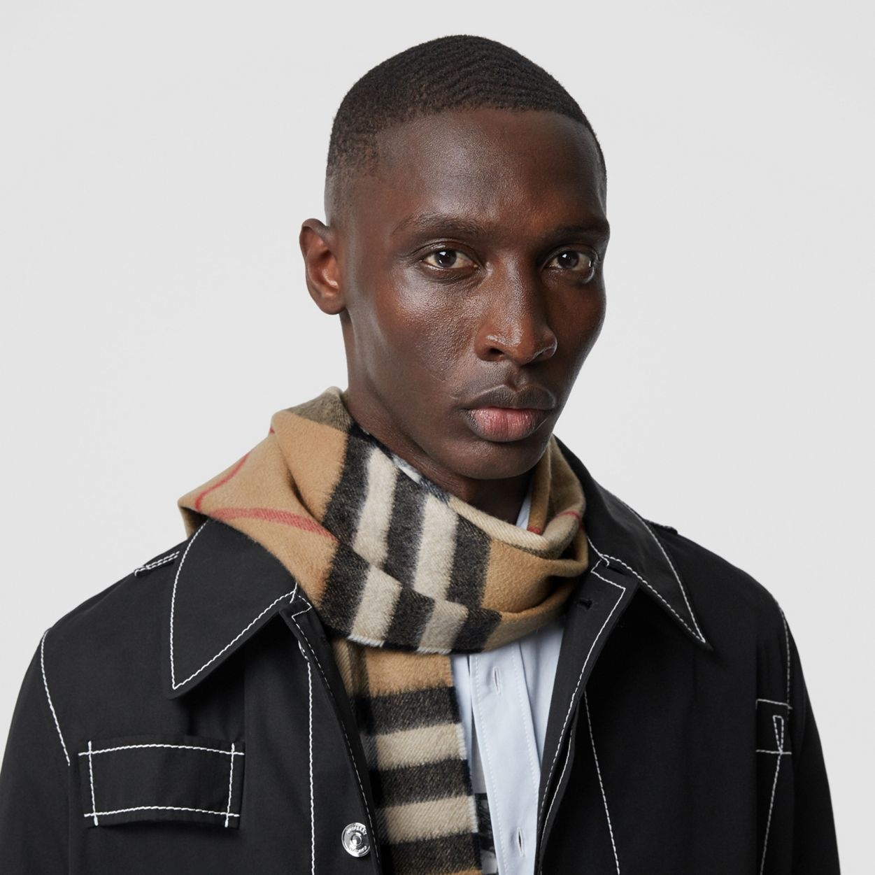 The Classic Check Cashmere Scarf - 4