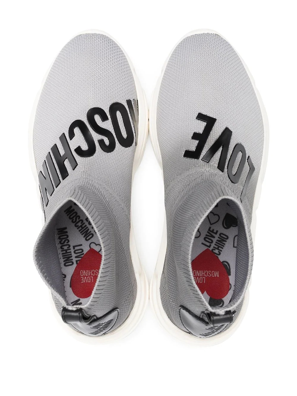 logo slip-on sneakers - 4