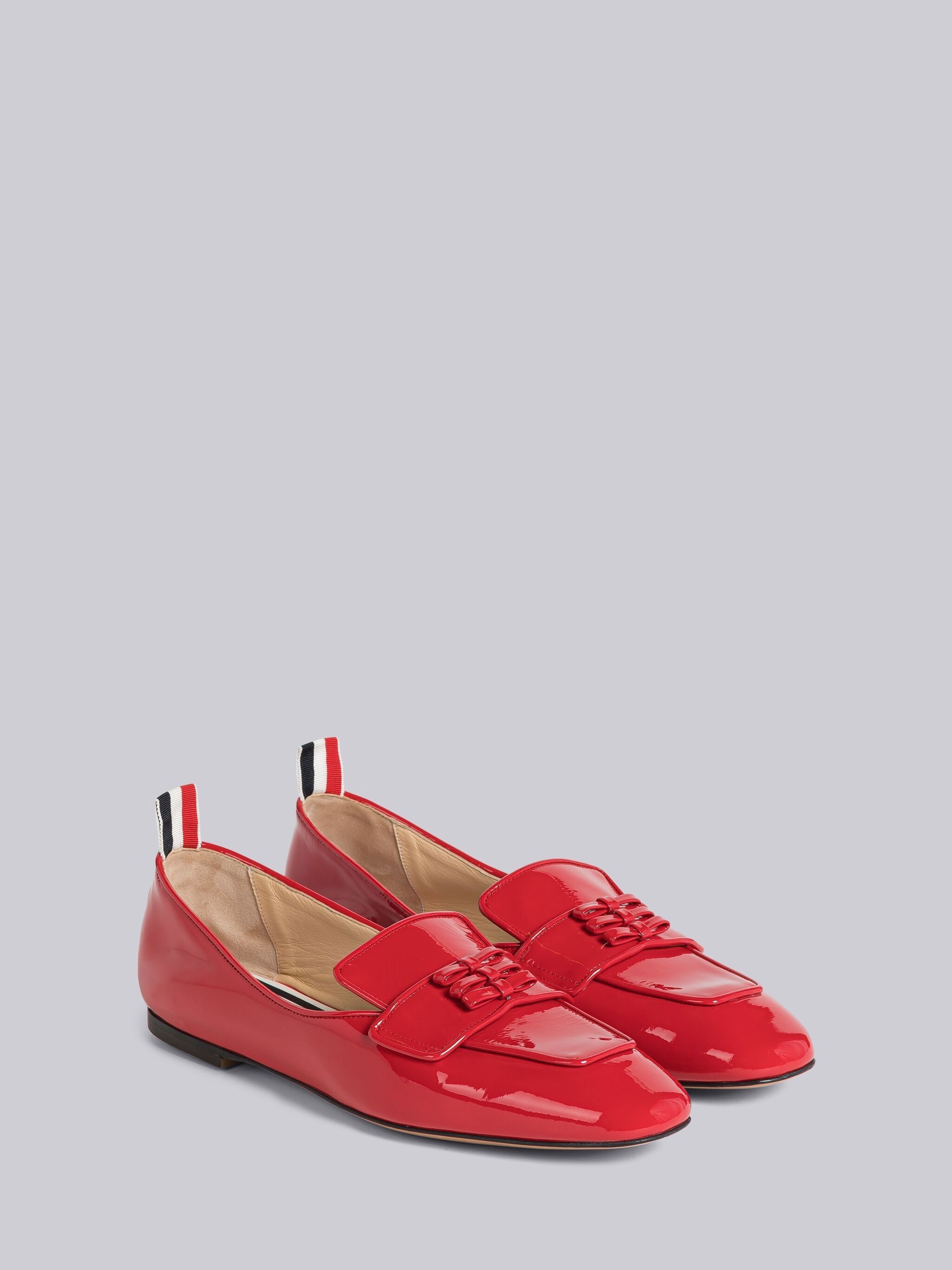 Soft Patent 3-Bow Loafer - 3