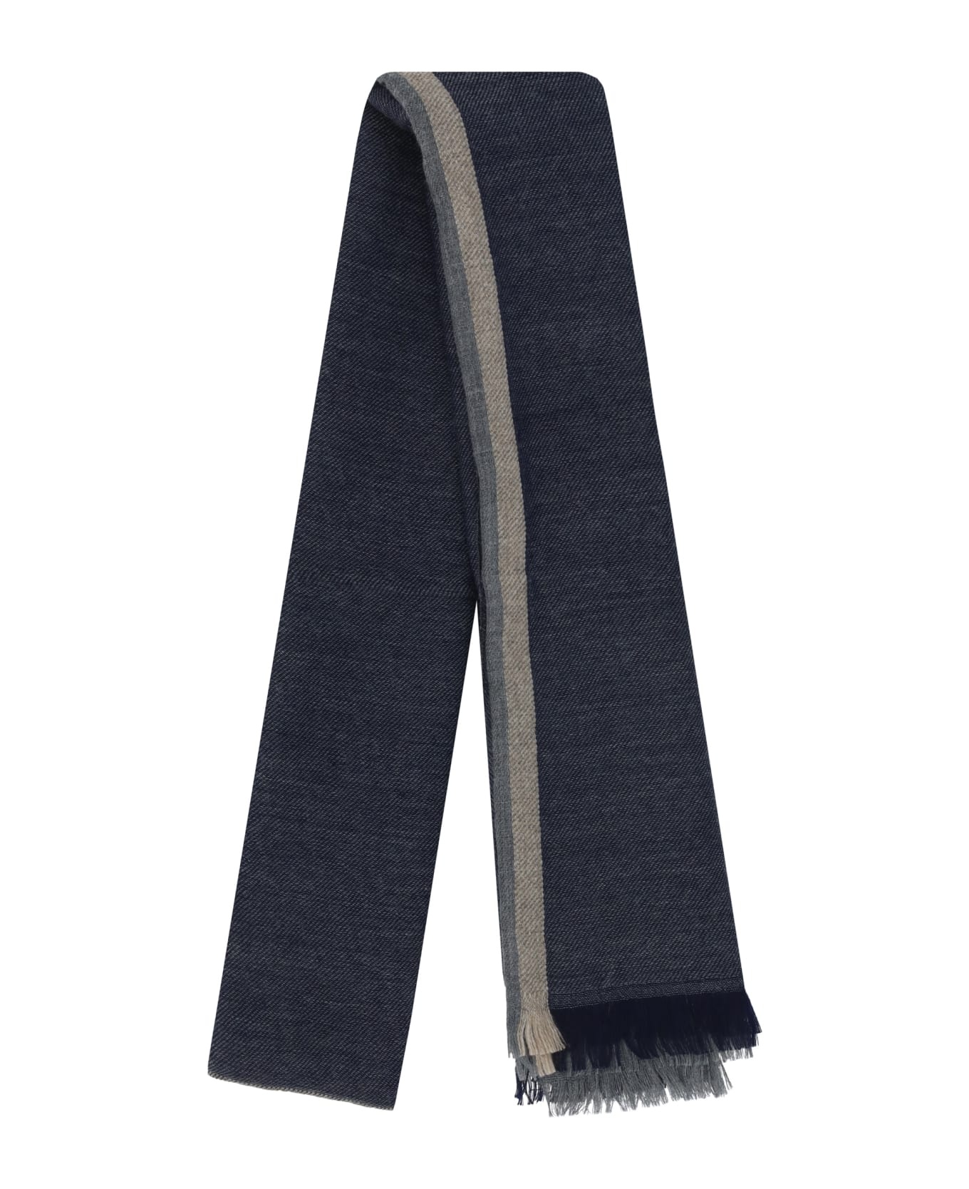 Colorblock Cashmere And Silk Scarf - 2