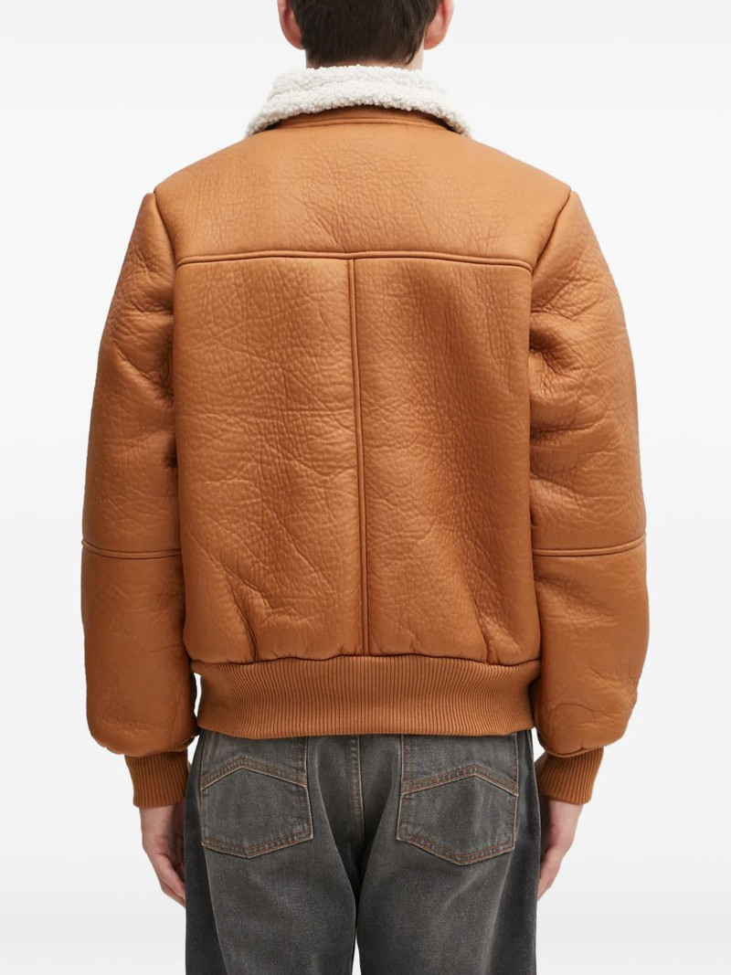 full-zip shearling-collar jacket 4