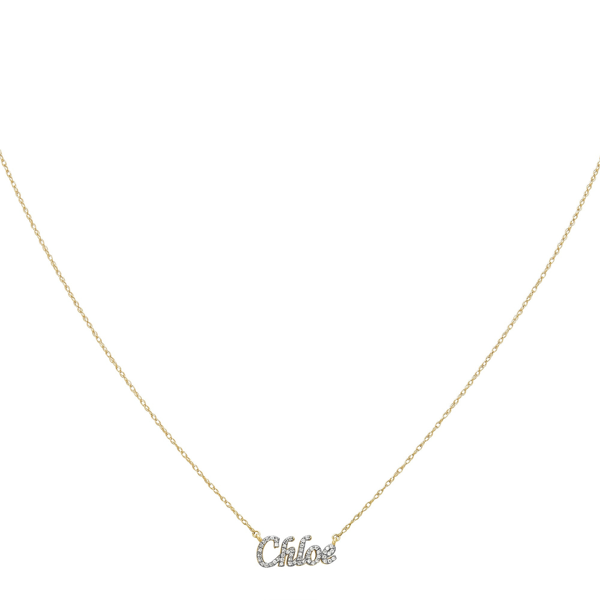 Say My Name Diamond Necklace - 3