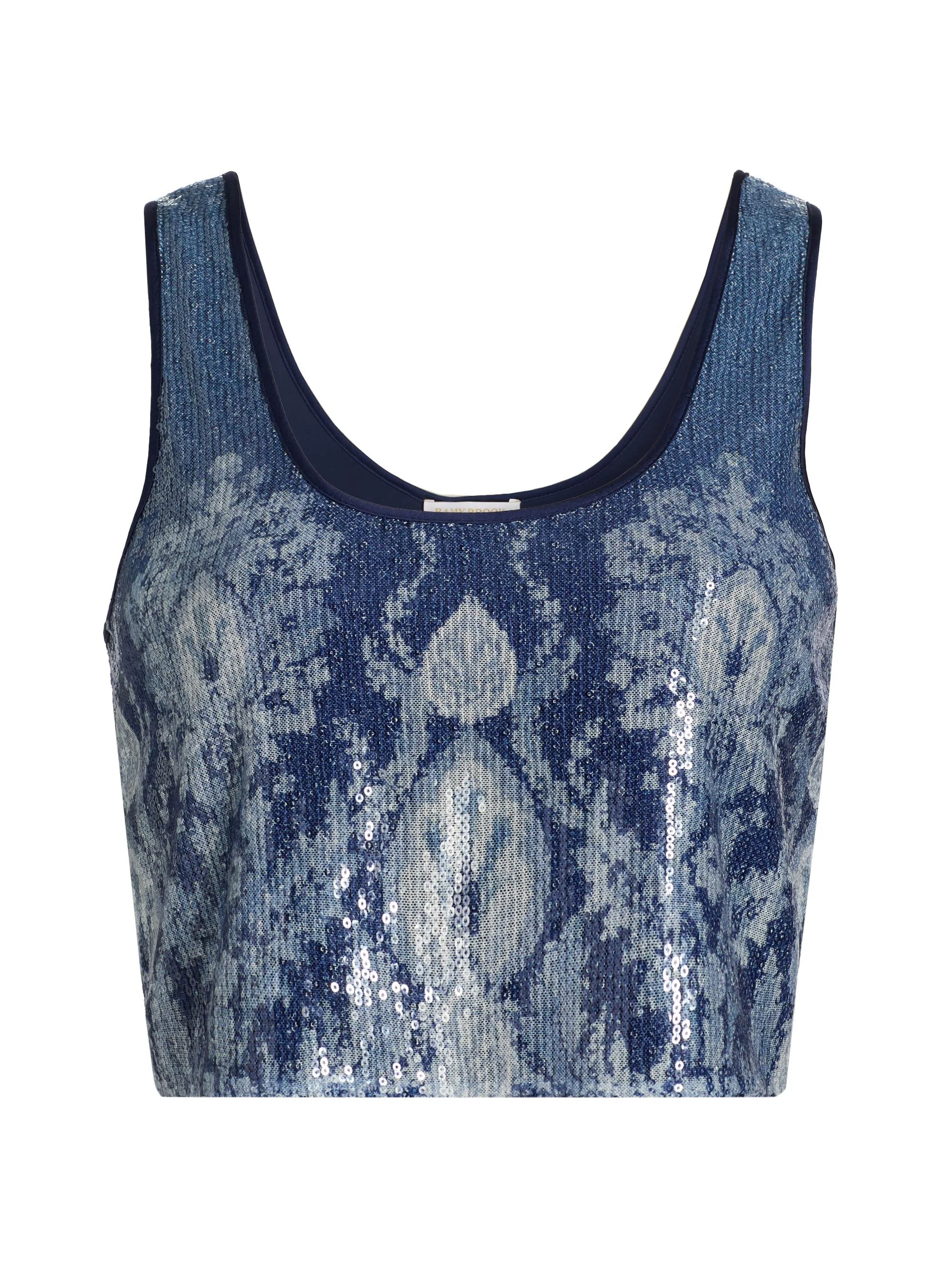 Women's Cody Sequined Tank - Blue Sequin - 1