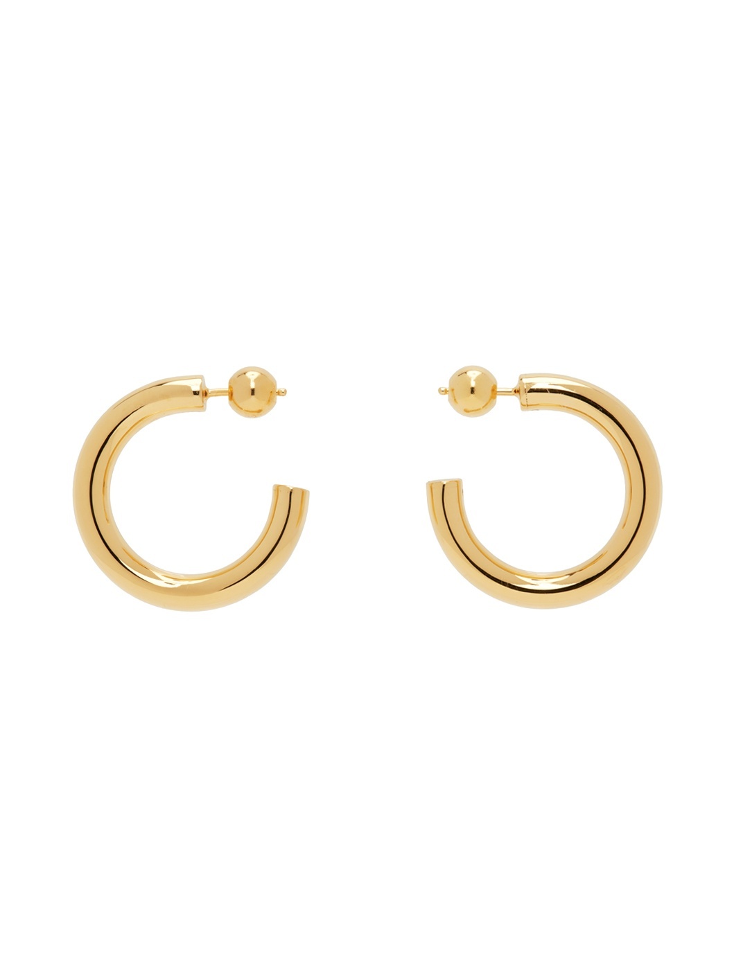 Gold Small Everyday Hoop Earrings - 1