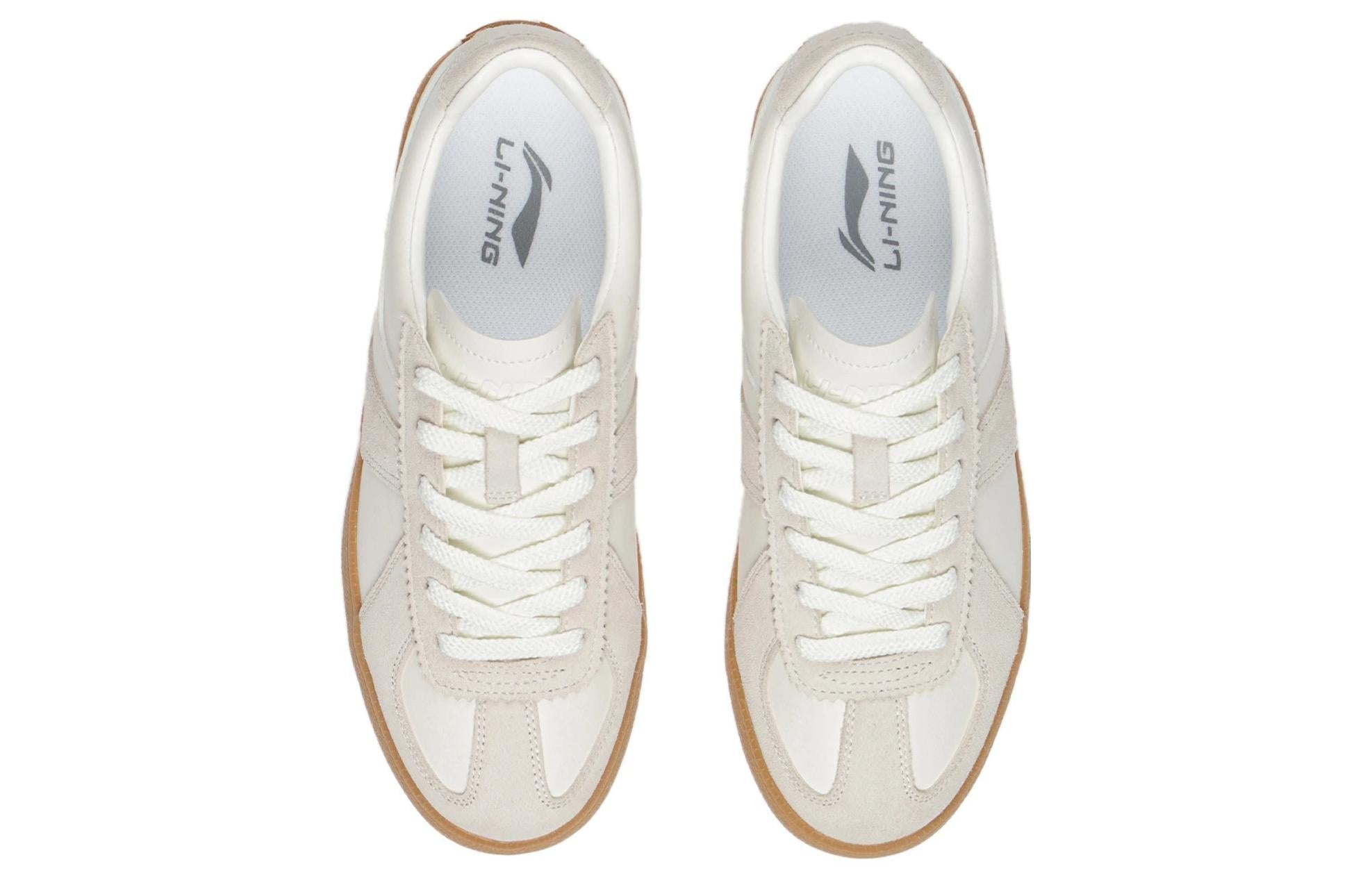 (WMNS) Li-Ning Skateboarding Low 'White Grey' AGCS290-2 - 4
