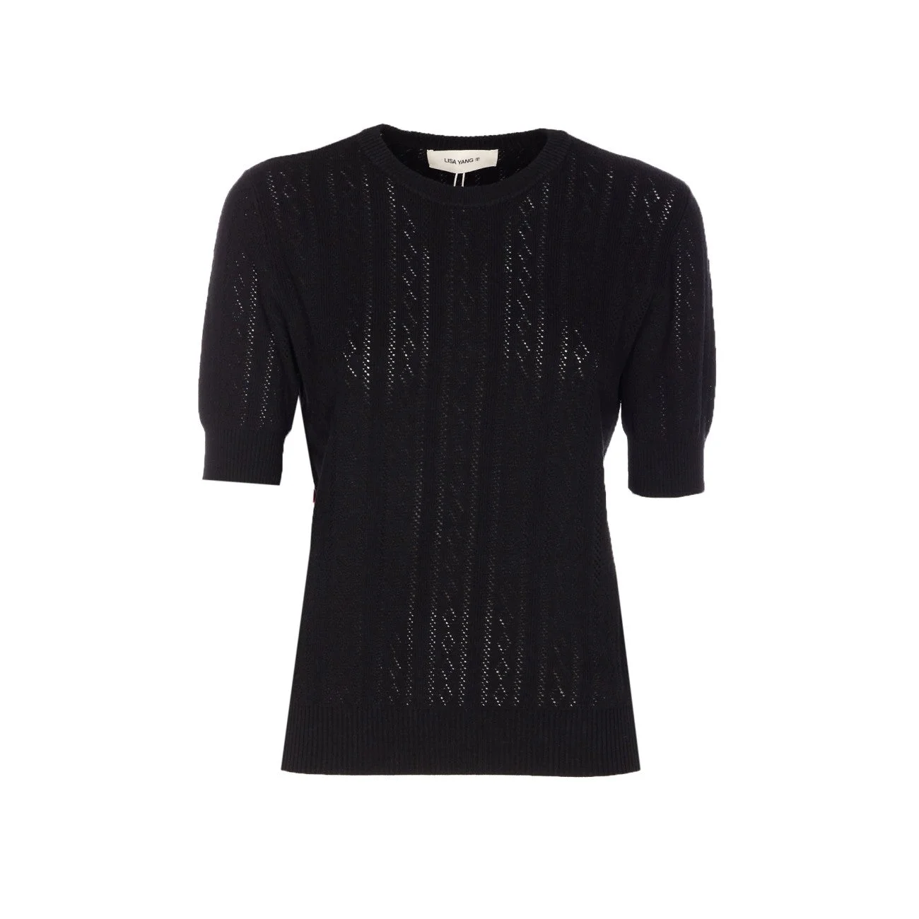 Lisa Yang Women Nika Short Sleeves Sweater - 1