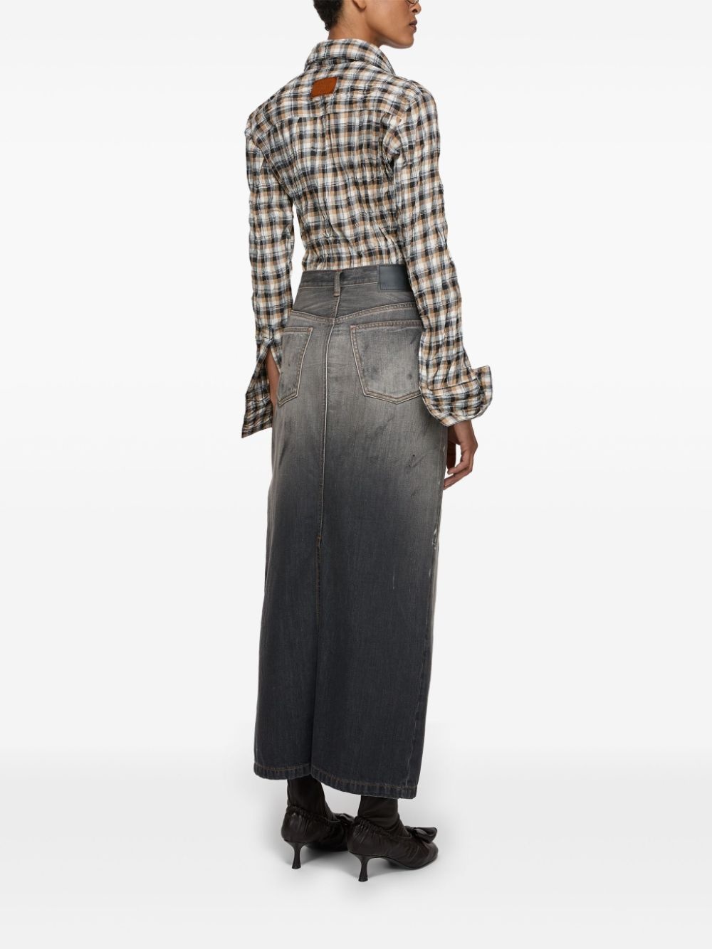 denim skirt - 2