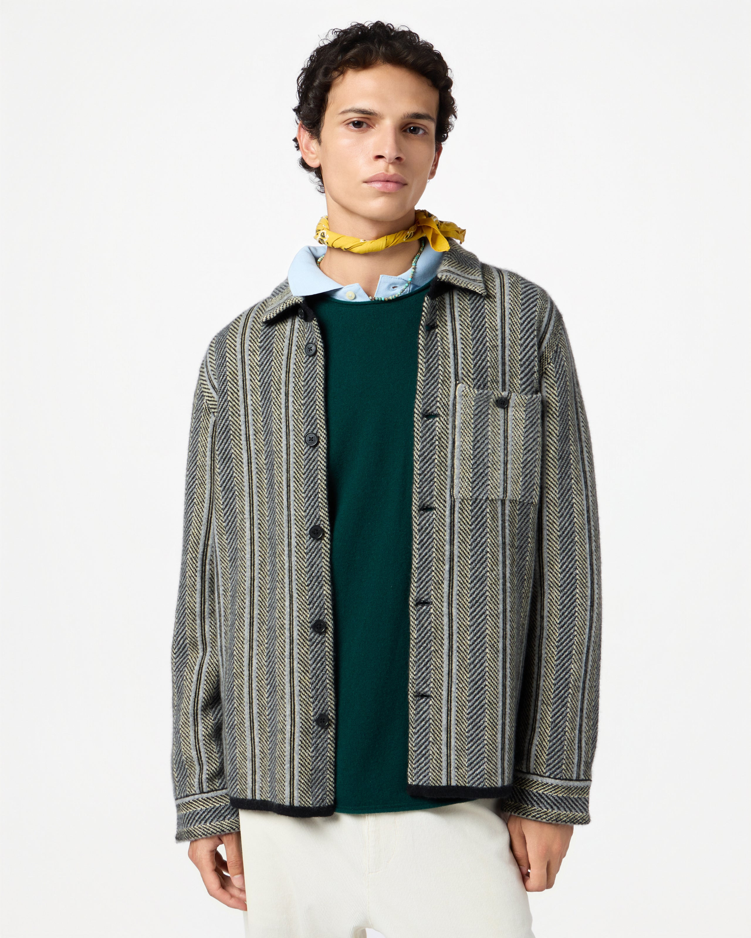Stripe Work Shirt - 4
