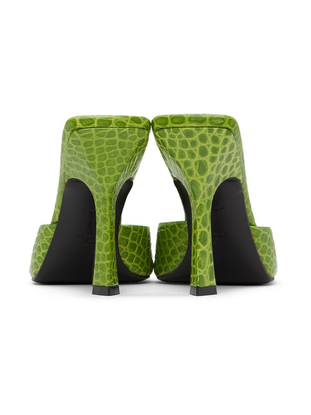 Green Anais Heeled Sandals - 2