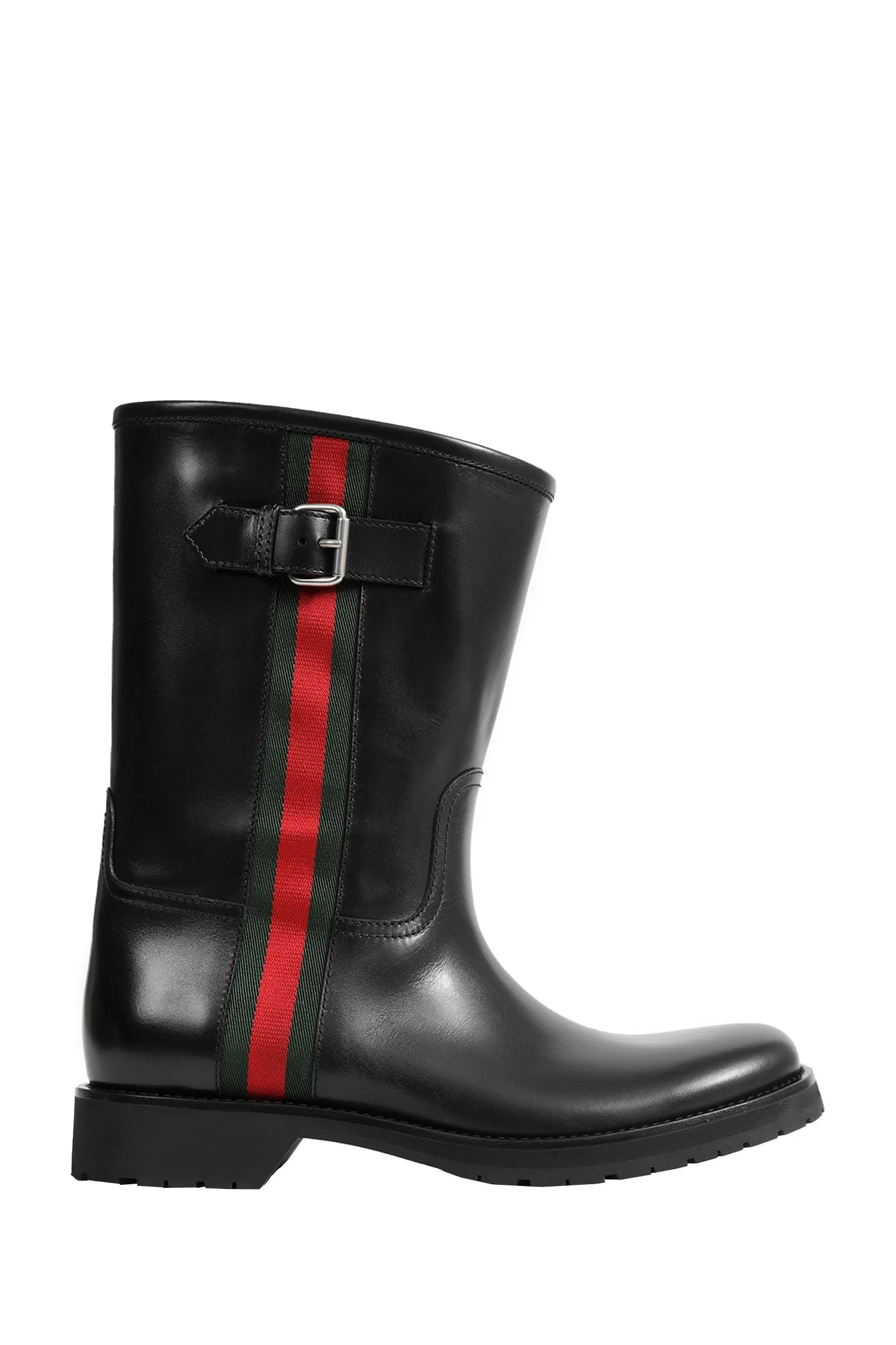 Web Leather Boots - 1