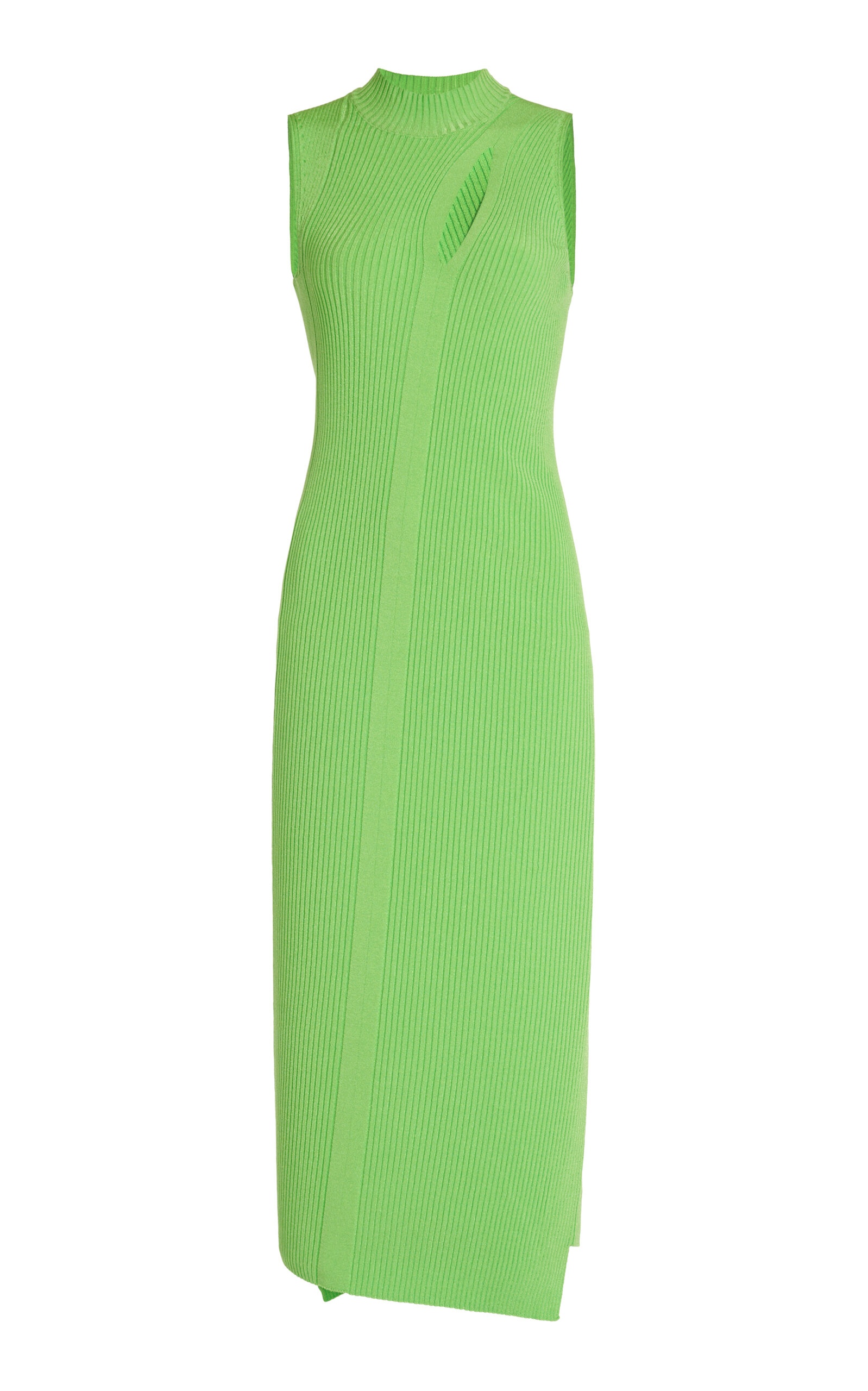 Versace draped-effect minidress - Green