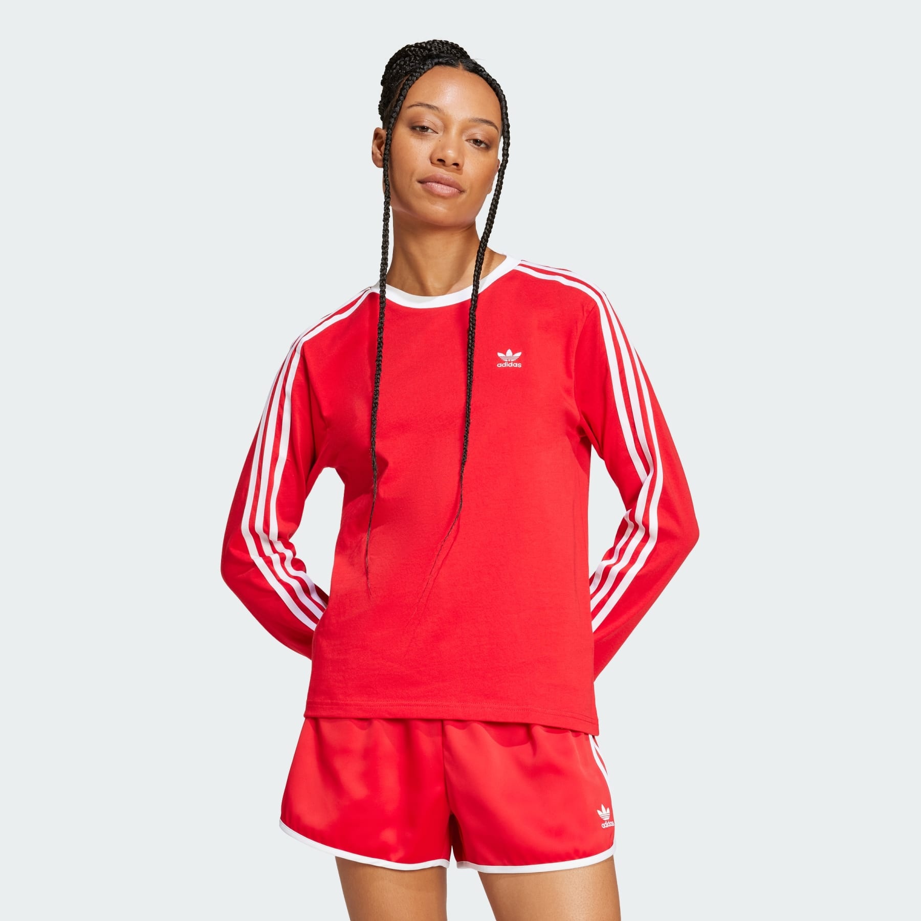 Adicolor 3-Stripes Regular Long Sleeve Tee - 2