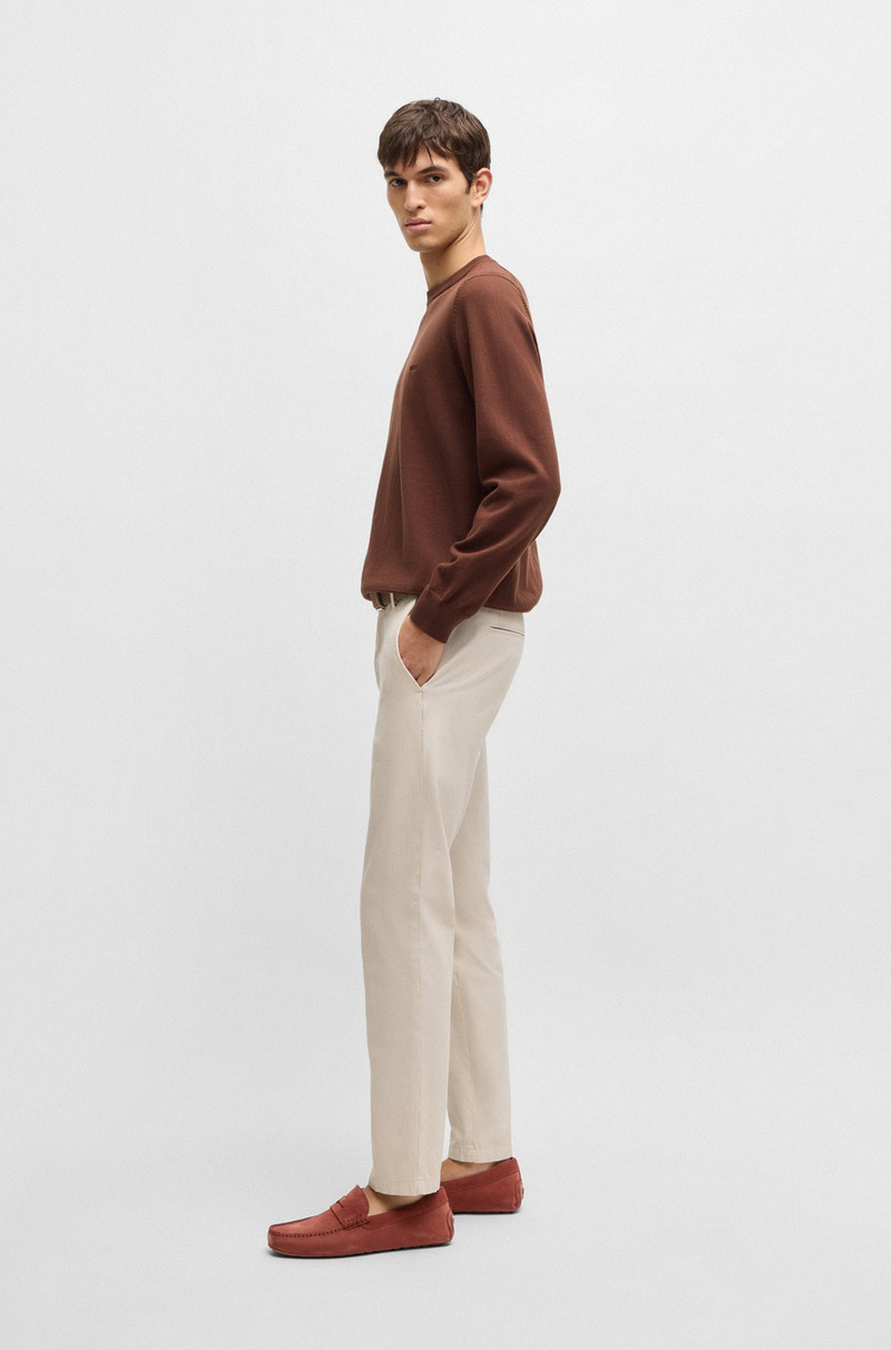 BOSS PORTUGUESE-CRAFTED MOCCASIN LOAFERS IN SUEDE WITH PENNY TRIM outlook