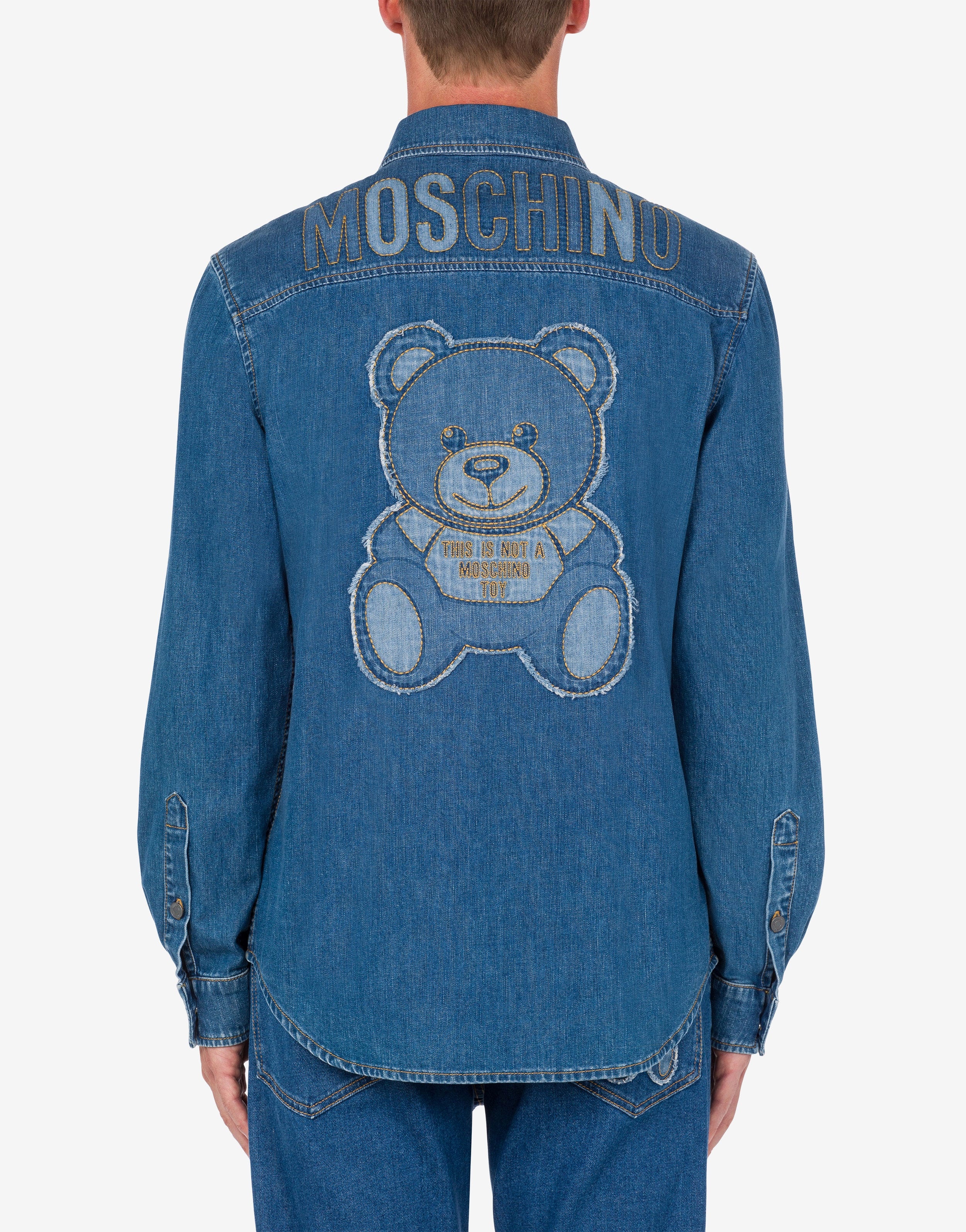 TEDDY PATCH CHAMBRAY SHIRT - 3