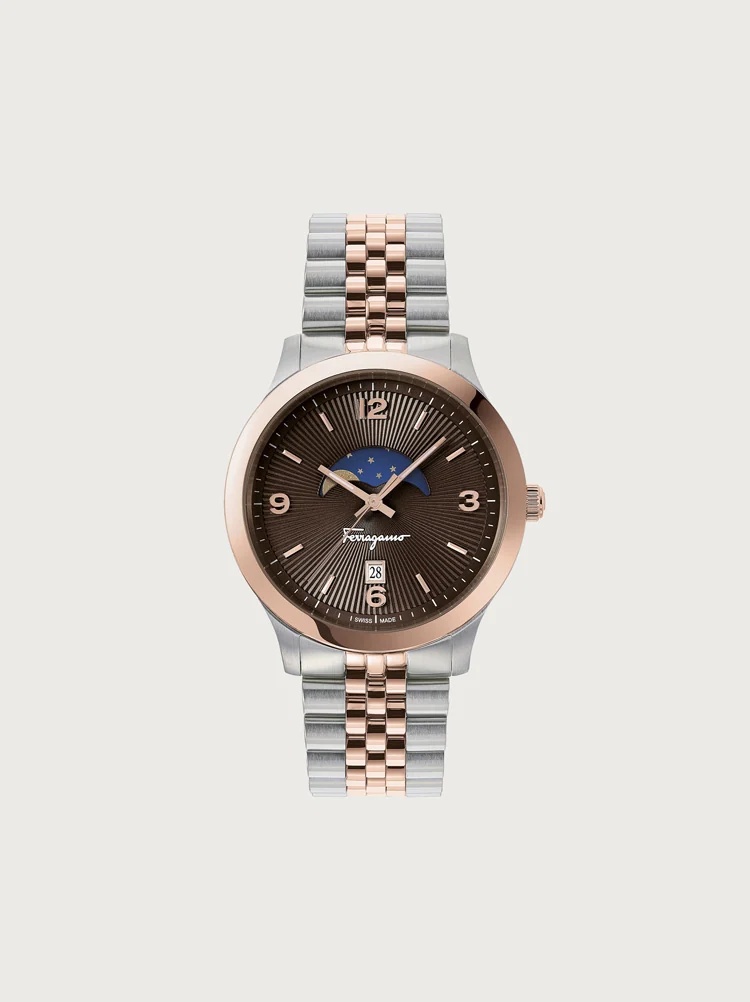 FERRAGAMO DUO MOONPHASE WATCH - 1