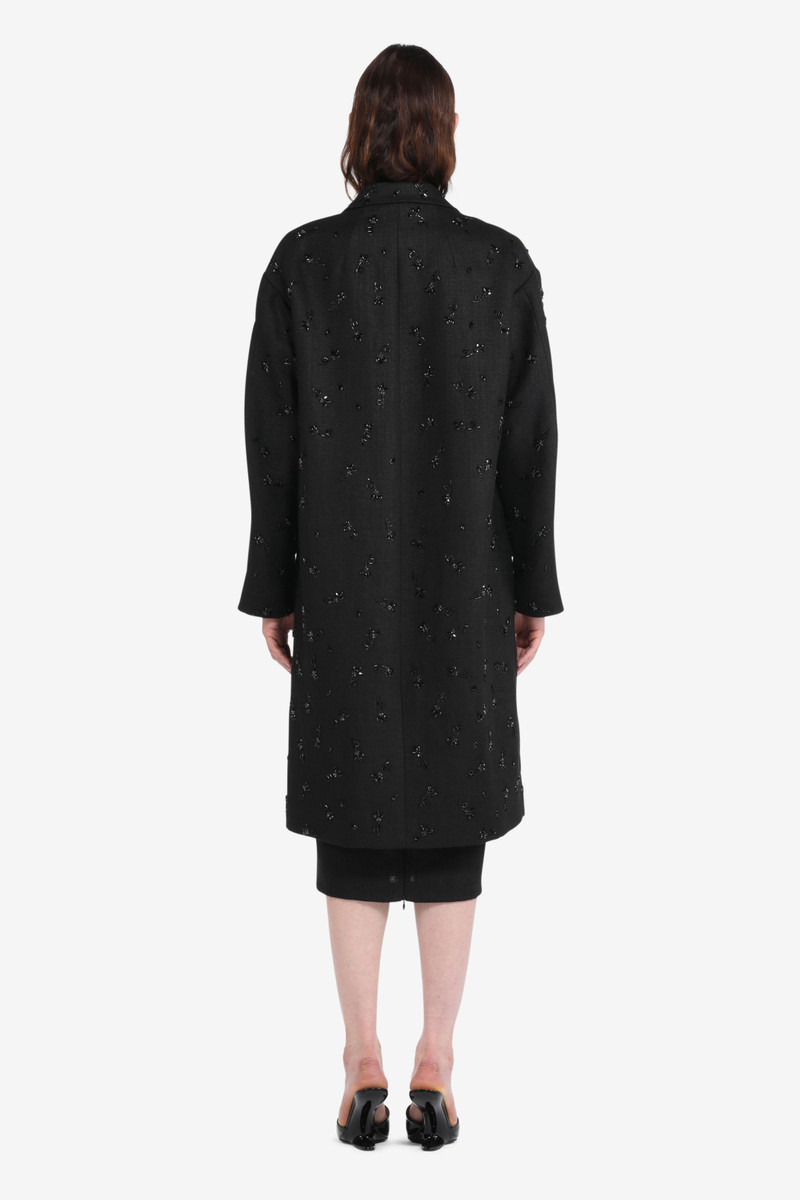 N°21 CRYSTAL-EMBELLISHED COAT outlook