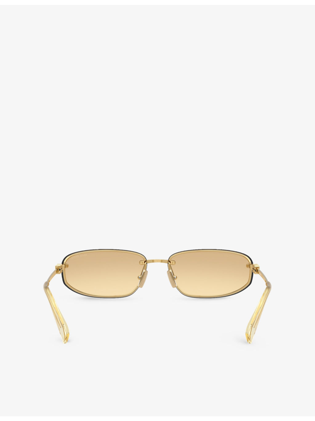MU A50S Oval-Frame Metal Sunglasses - 4