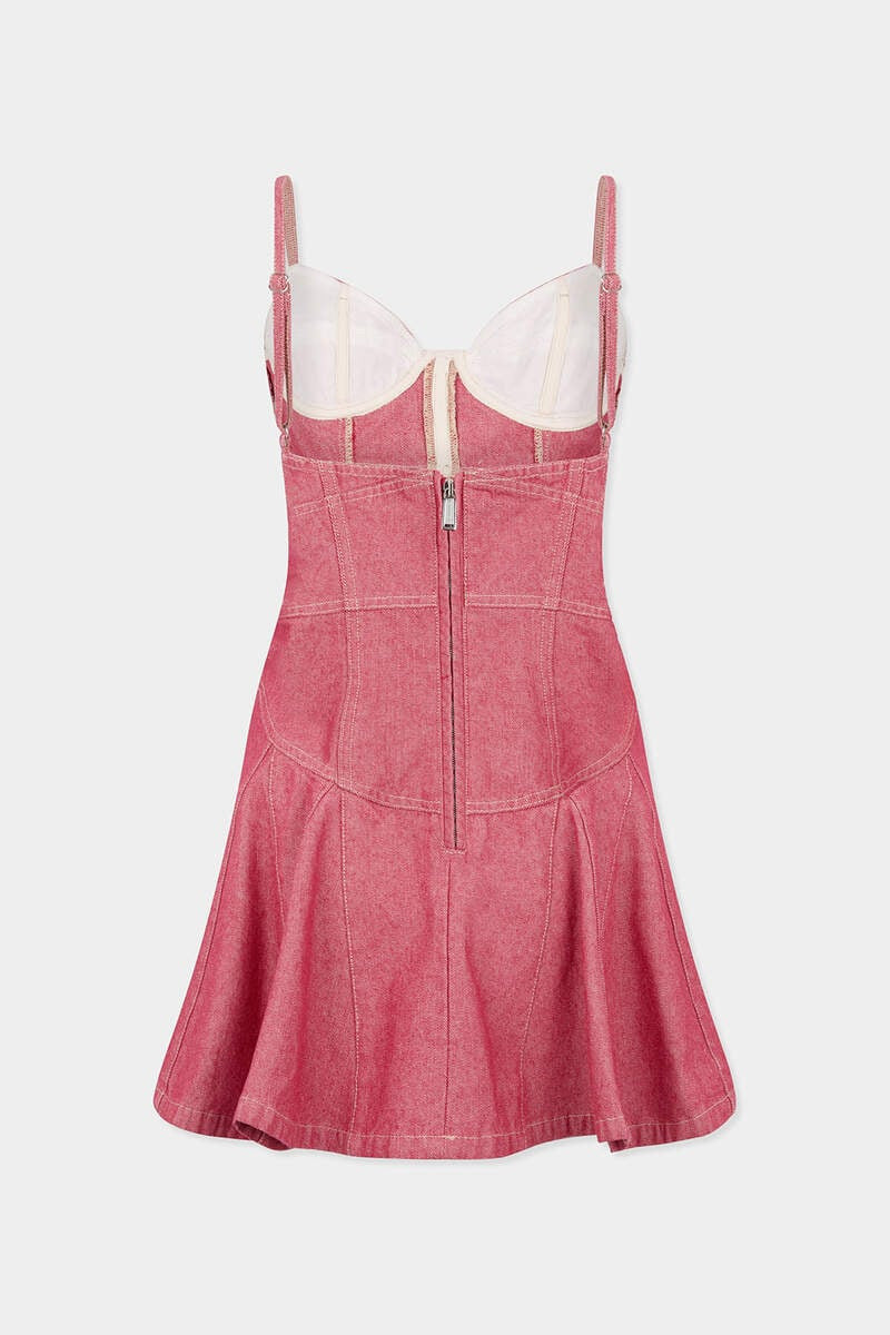 DSQUARED2 OXFORD DENIM FLOUNCY DRESS outlook