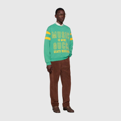 GUCCI Gucci 100 cotton sweatshirt outlook