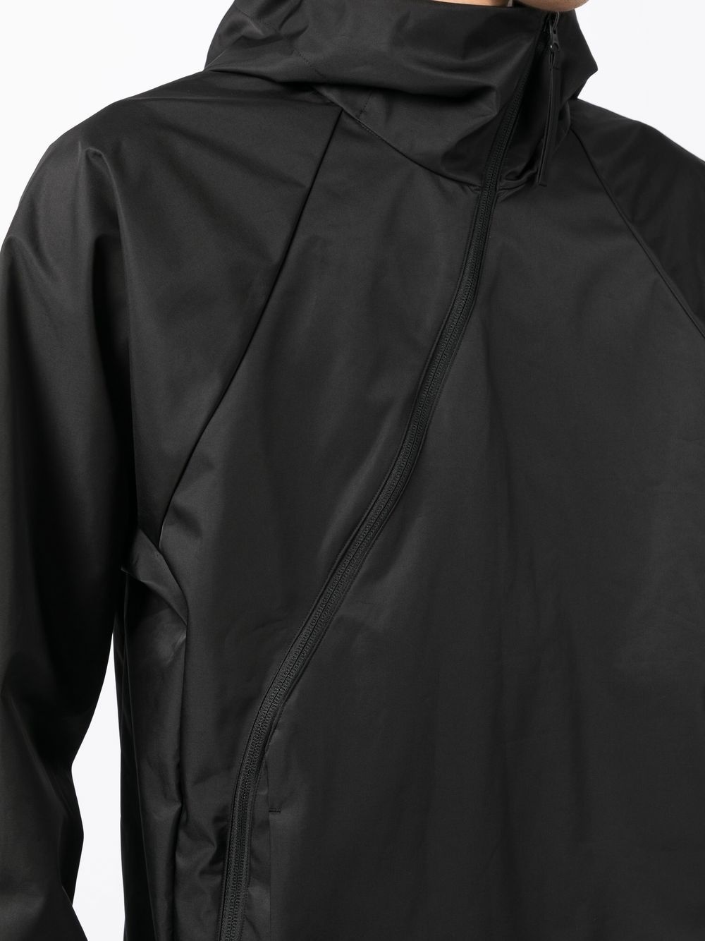 hooded zip-up windbreaker - 6