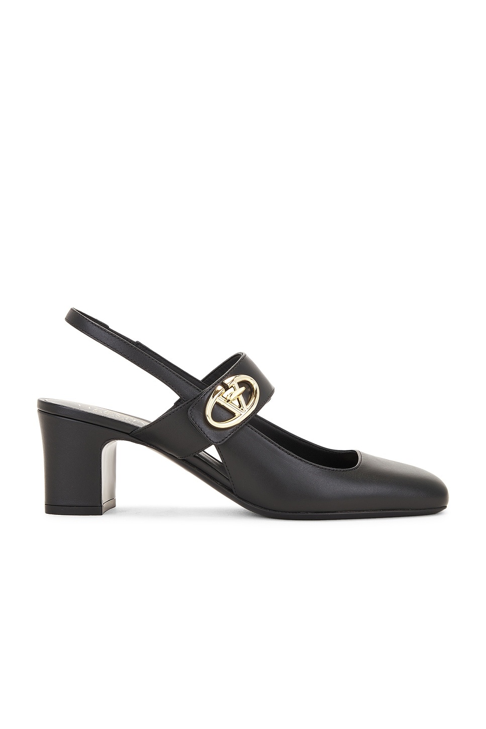 V Logo Locker Sling Back Heel - 1