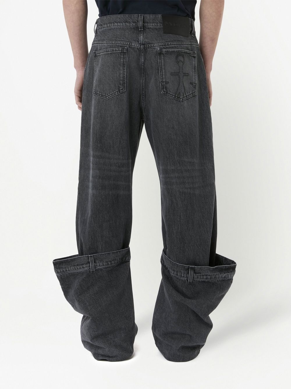 distressed Bucket jeans - 5