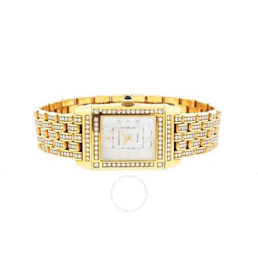 Pre-owned Jaeger LeCoultre Reverso Hand Wind Diamond Ladies Watch 267.1.86 - 3
