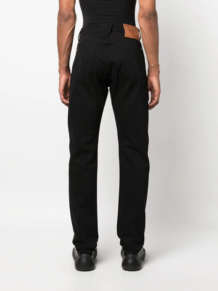 Mid-rise straight jeans - 4