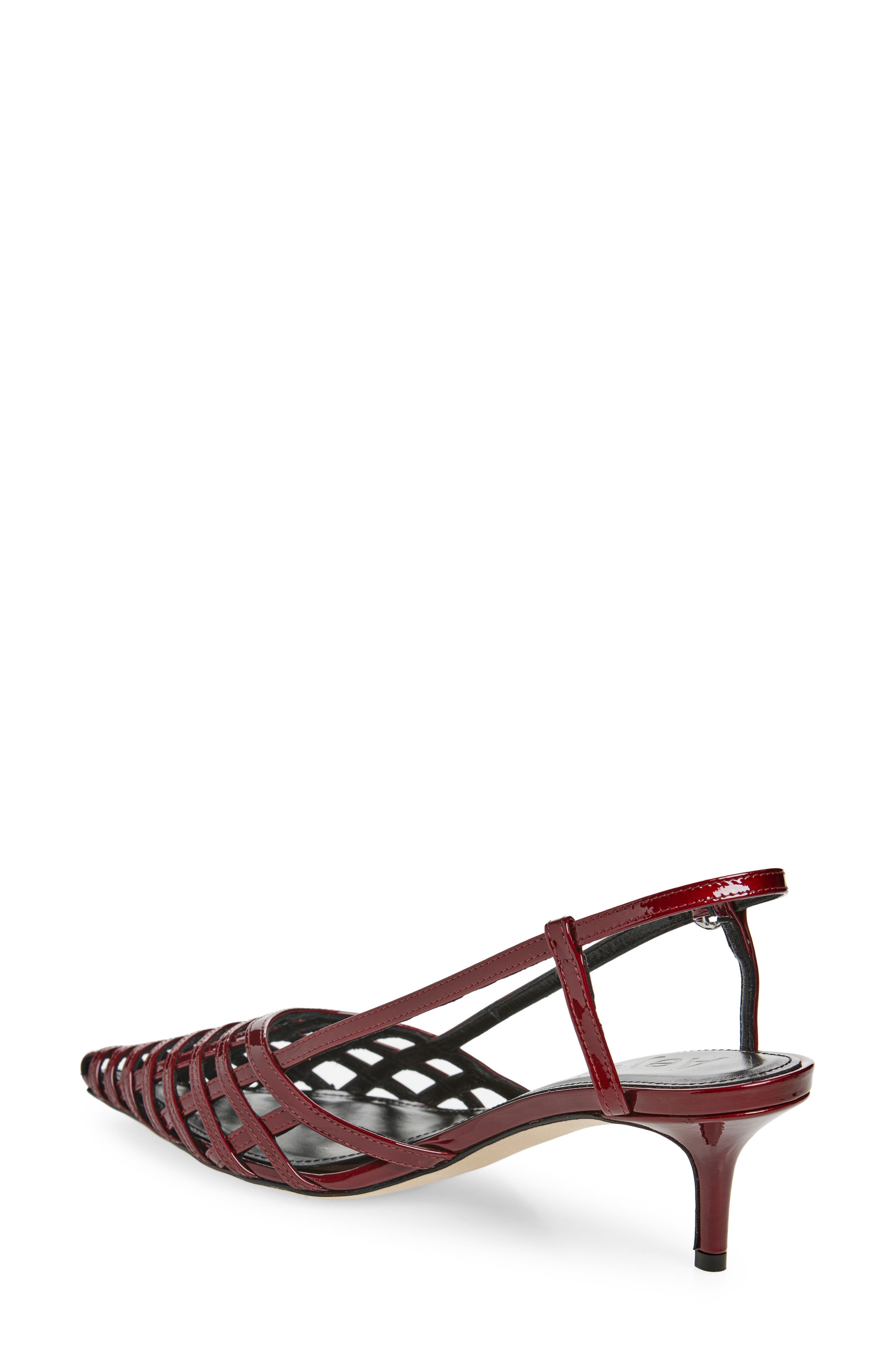 aeyde Helit Pump in Red Metallic at Nordstrom - 2
