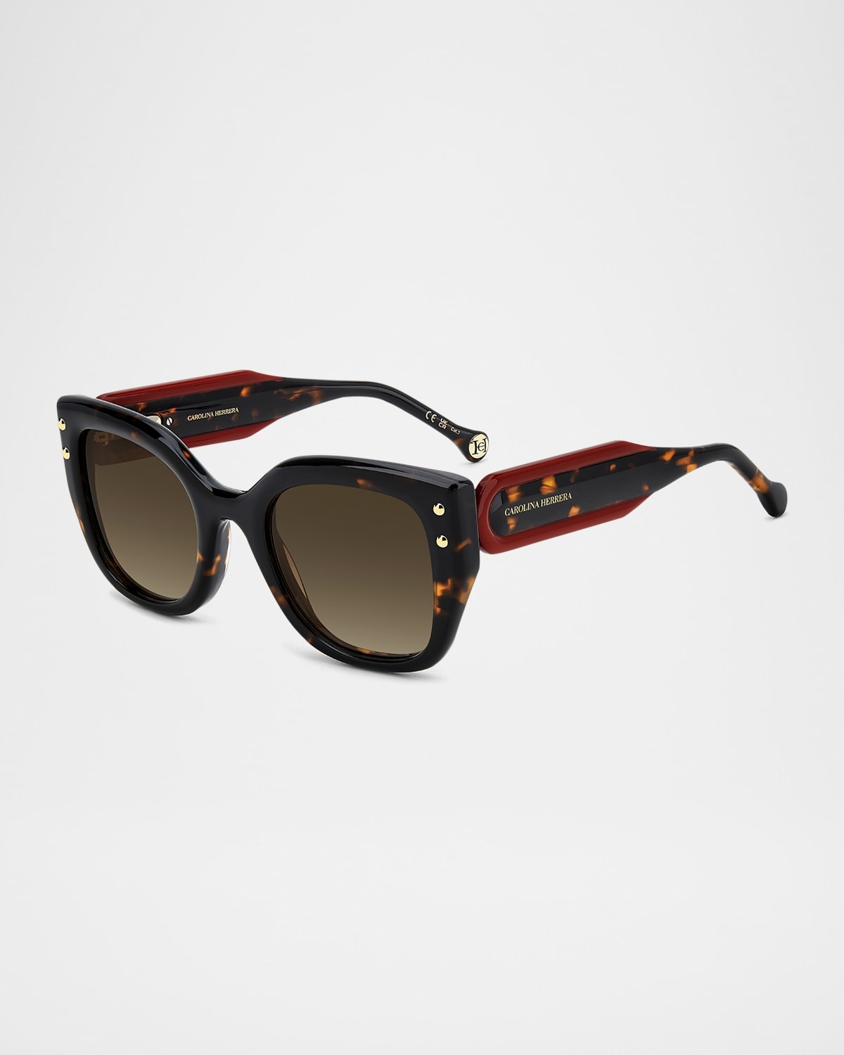 Logo-Print Square Acetate Sunglasses - 2