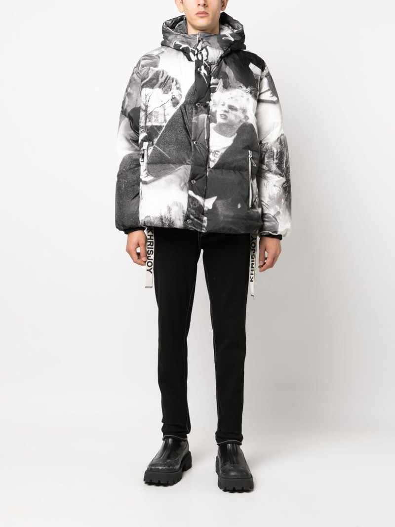 Khrisjoy photograph-print padded jacket outlook