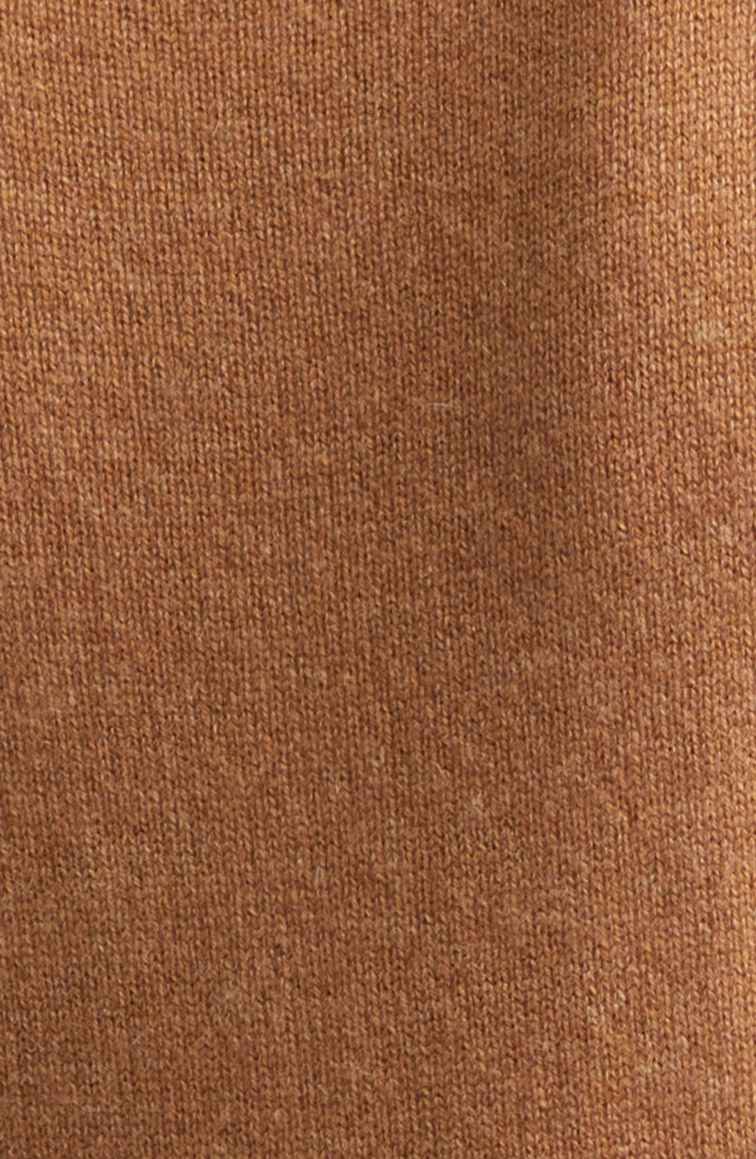 Veronica Beard Mazzy Sleeveless Cashmere Turtleneck Sweater in Dark Acorn Melange at Nordstrom - 6