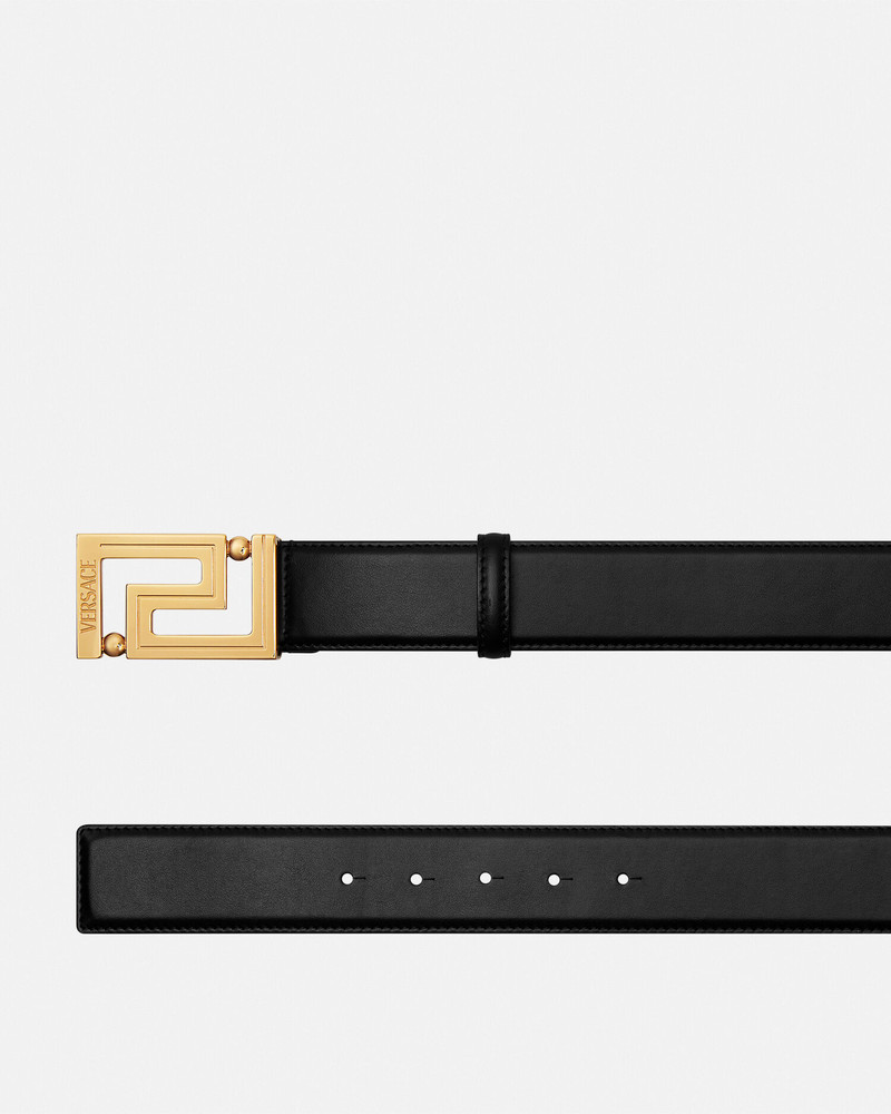 VERSACE Greca Leather Belt 4 cm outlook