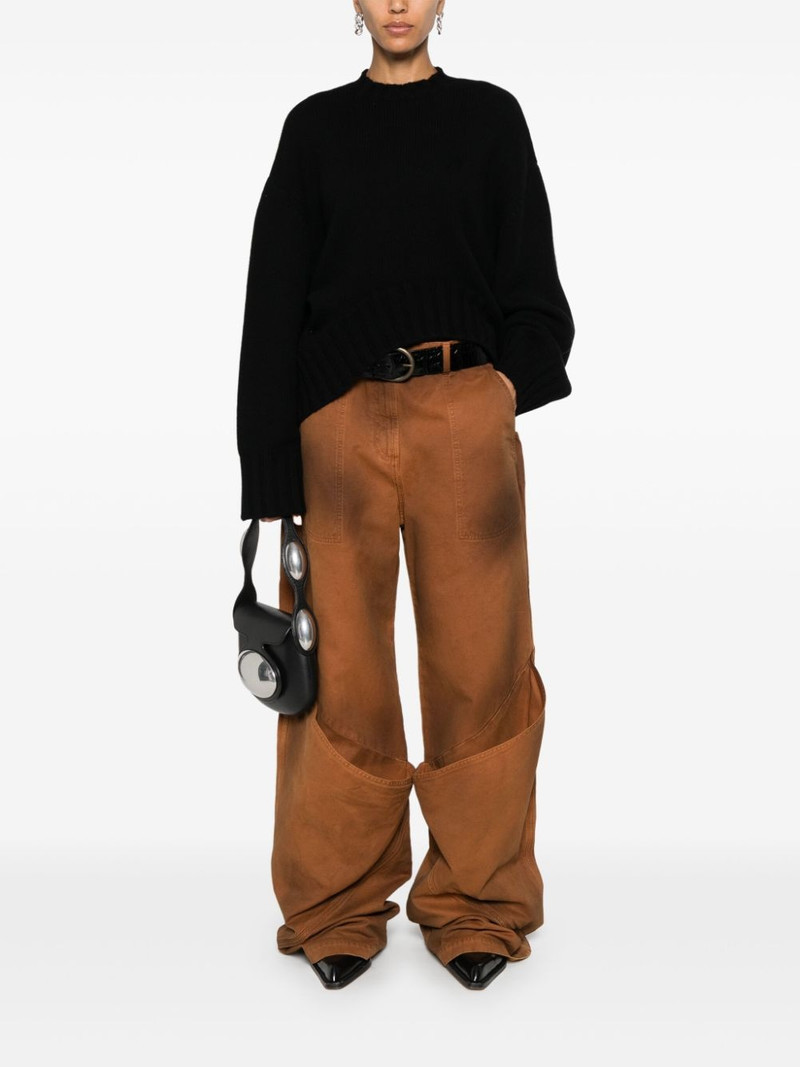 THE ATTICO cotton trousers outlook