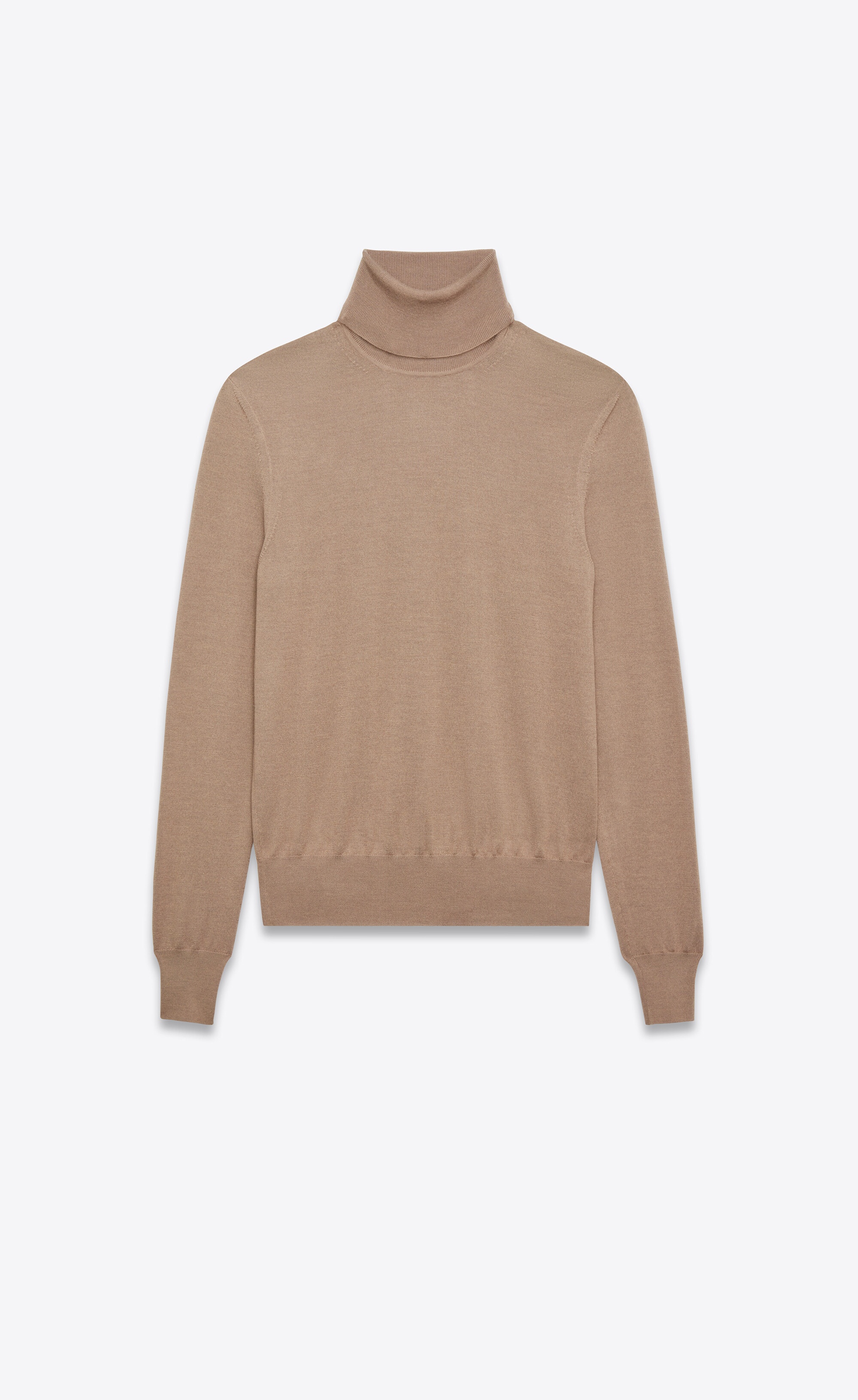 turtleneck sweater in cashmere, wool and silk - 1