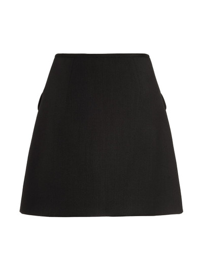 Miu Miu high-rise A-line skirt outlook