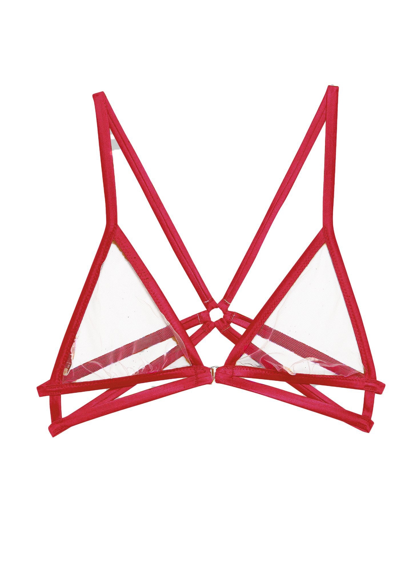 Strappy Bondage Bra - 2