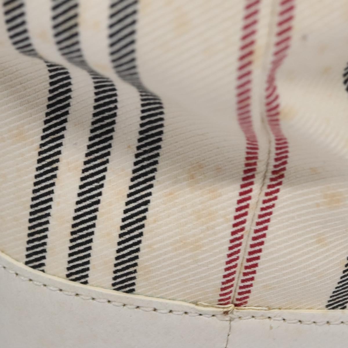 Burberry Hand Bag Canvas White - 4
