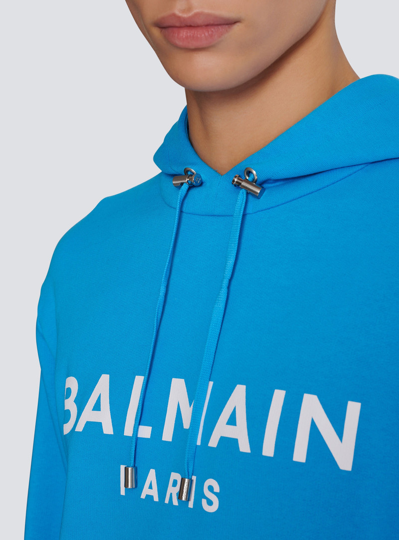 Printed Balmain Paris hoodie 8