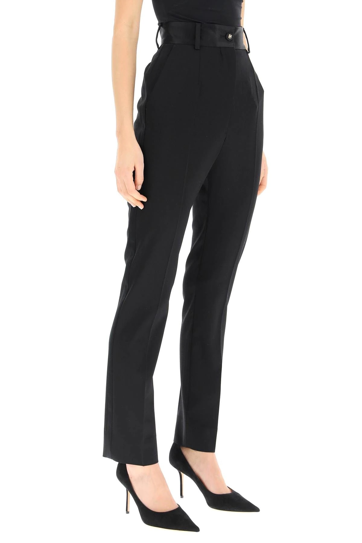 TUXEDO WOOL TROUSERS - 3