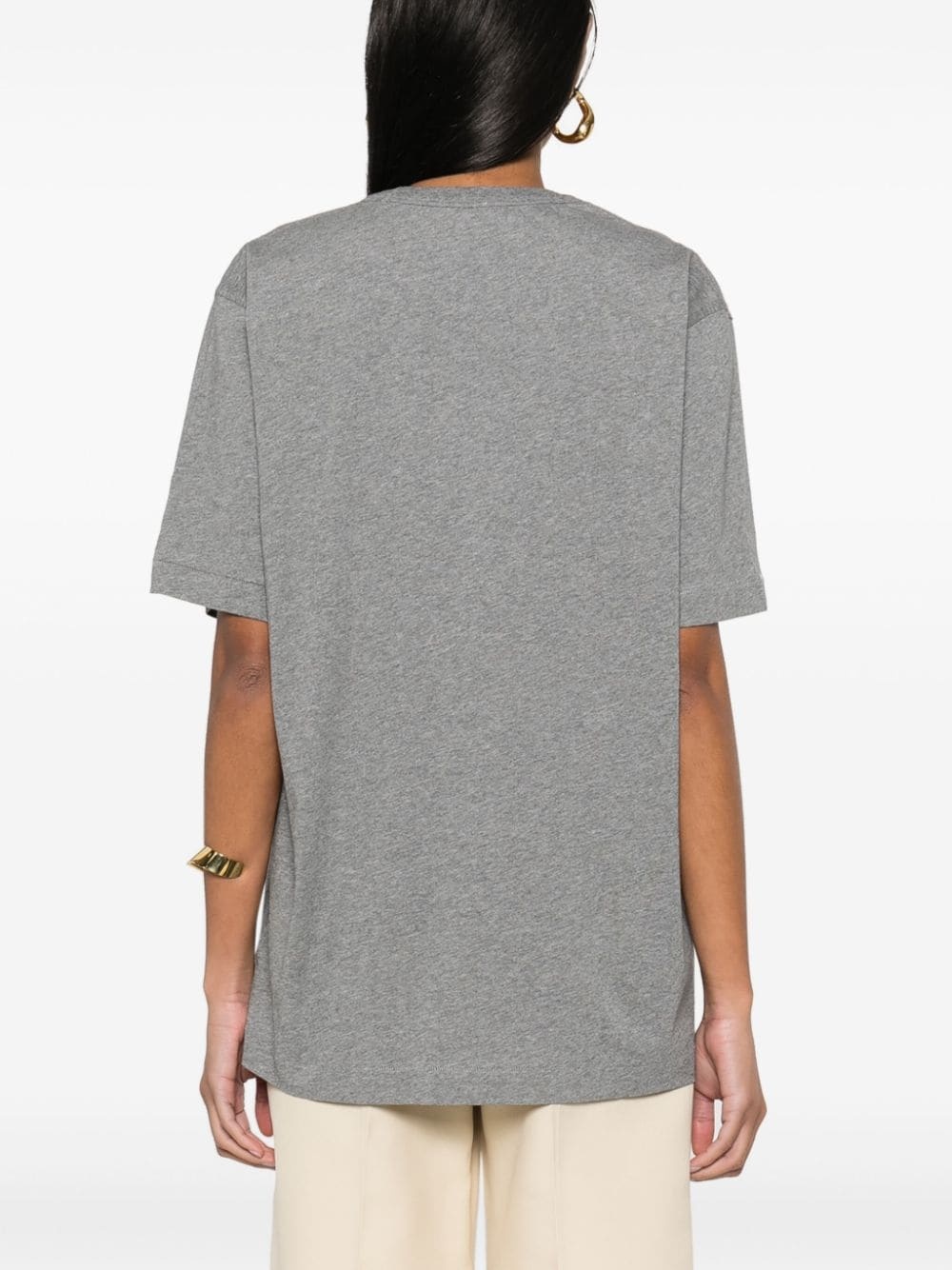 Fayeh logo-embroidered T-shirt - 4