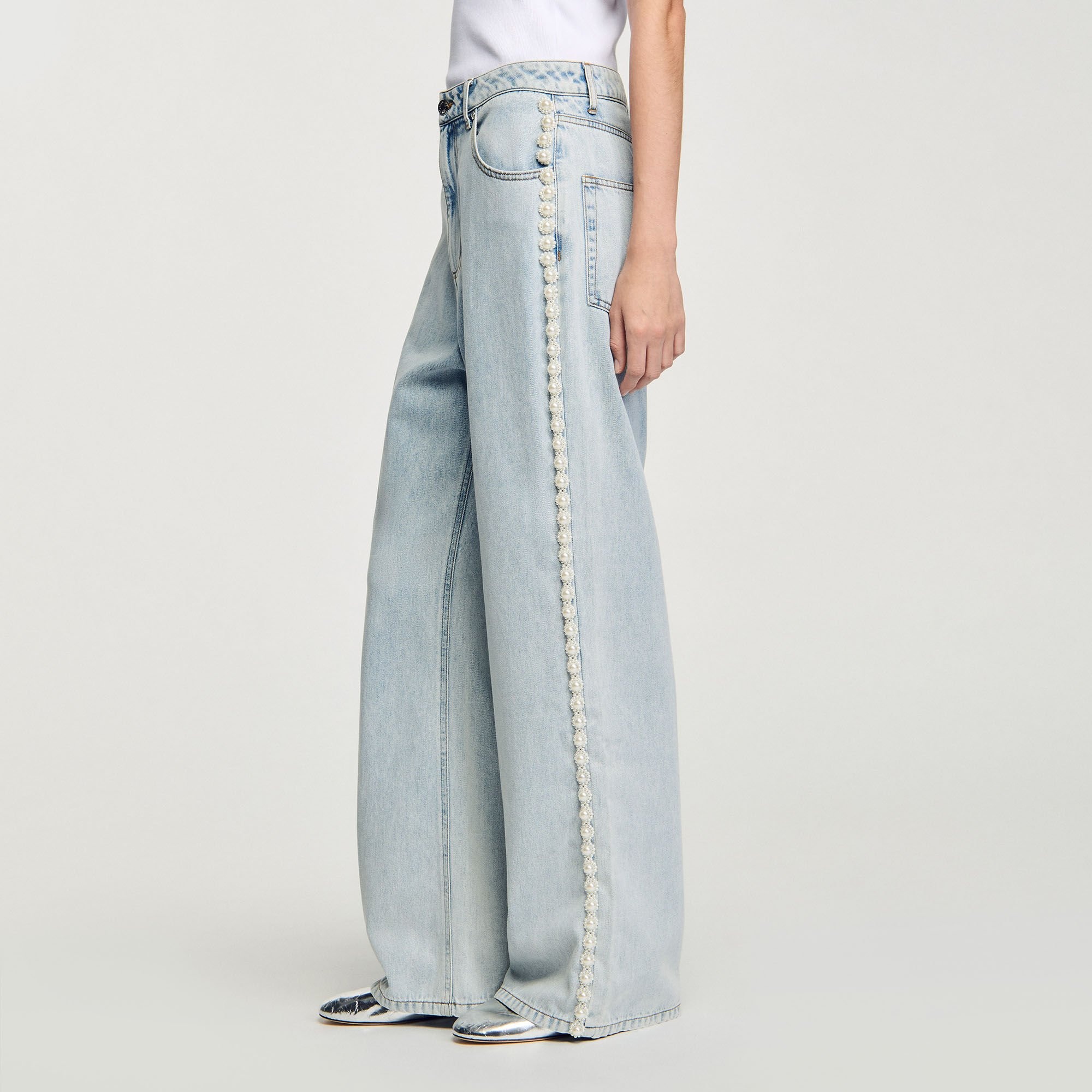 BEADED JEANS - 4