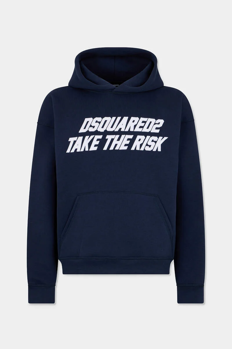 DSQUARED2 TAKE THE RISK RELAX FIT HOODIE - 1