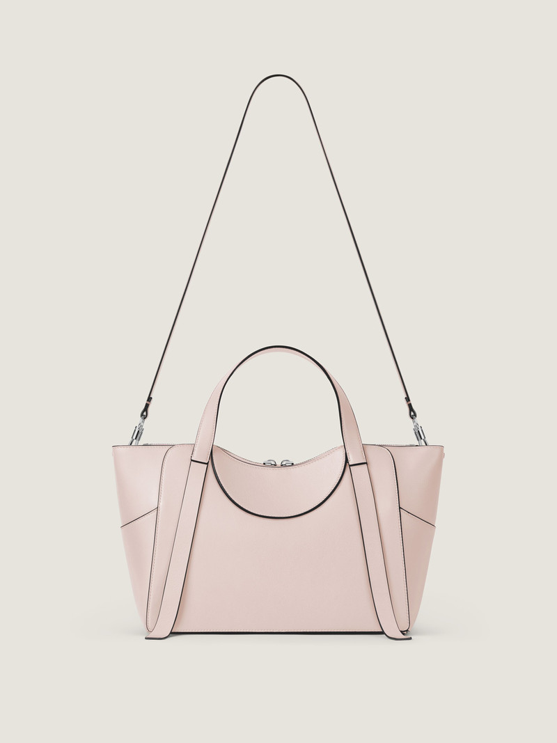 MEDIUM THE SNATCH BAG IN GRAINED LEATHER 4