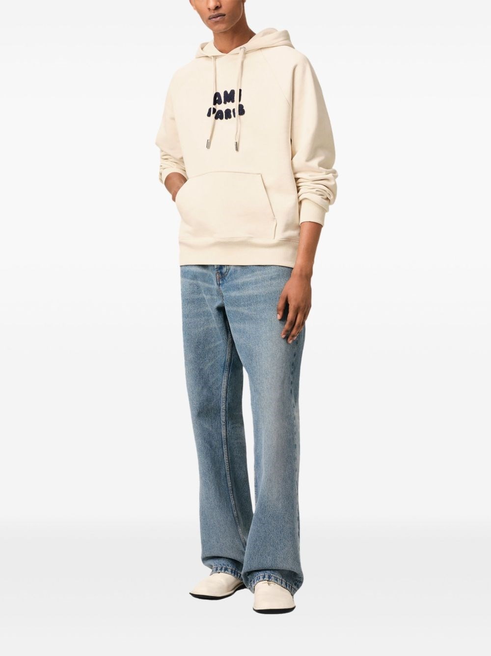Logo cotton hoodie - 7