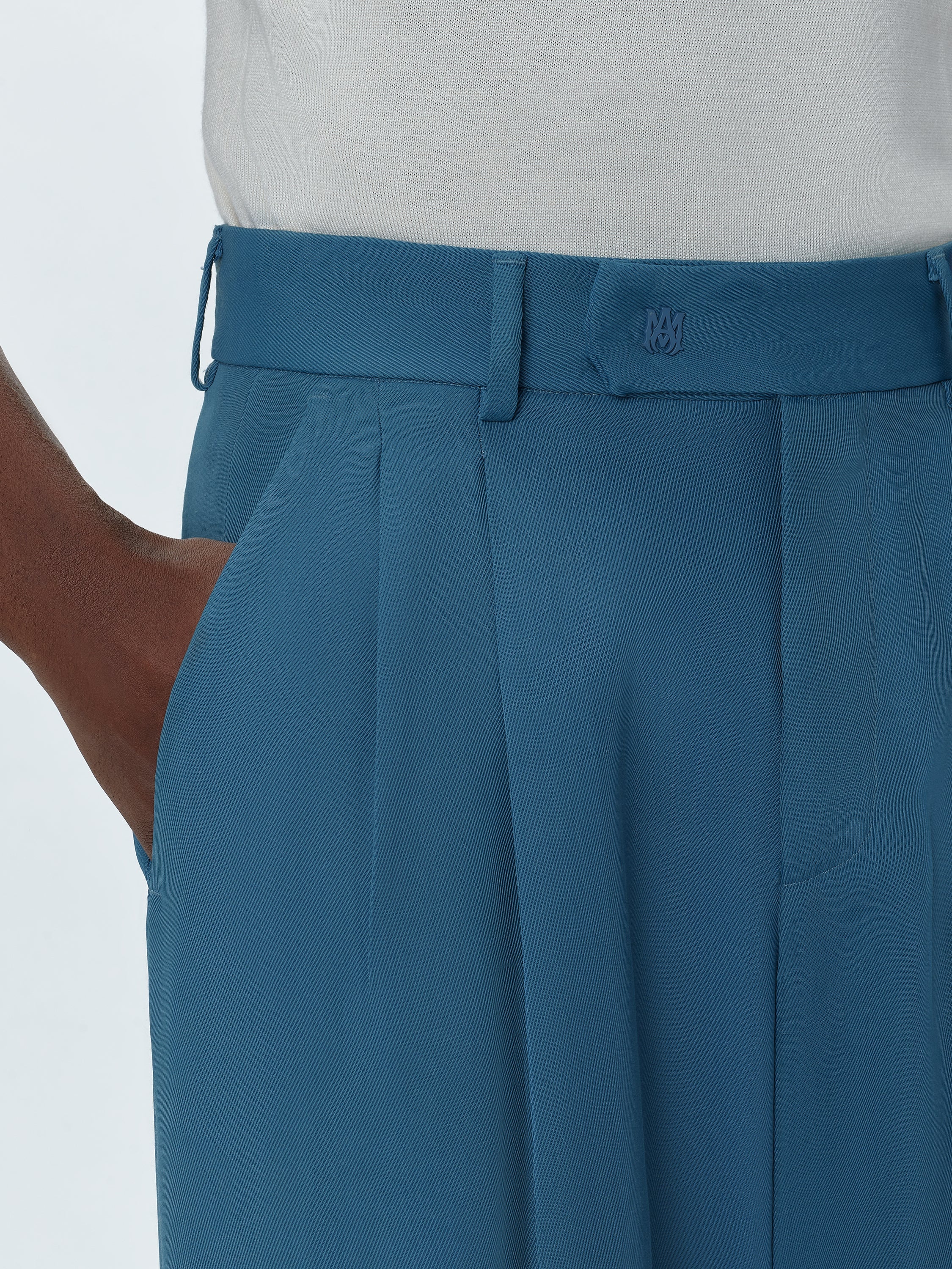VISCOSE DOUBLE PLEATED TROUSERS - 6