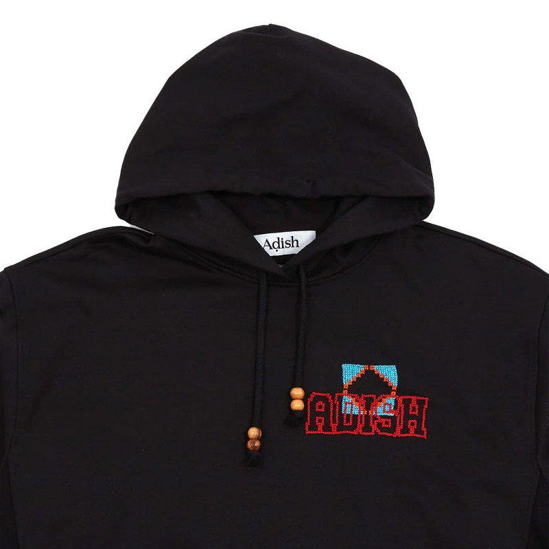 Kharaz Logo Hooded Sweatshirt 'Black' 3