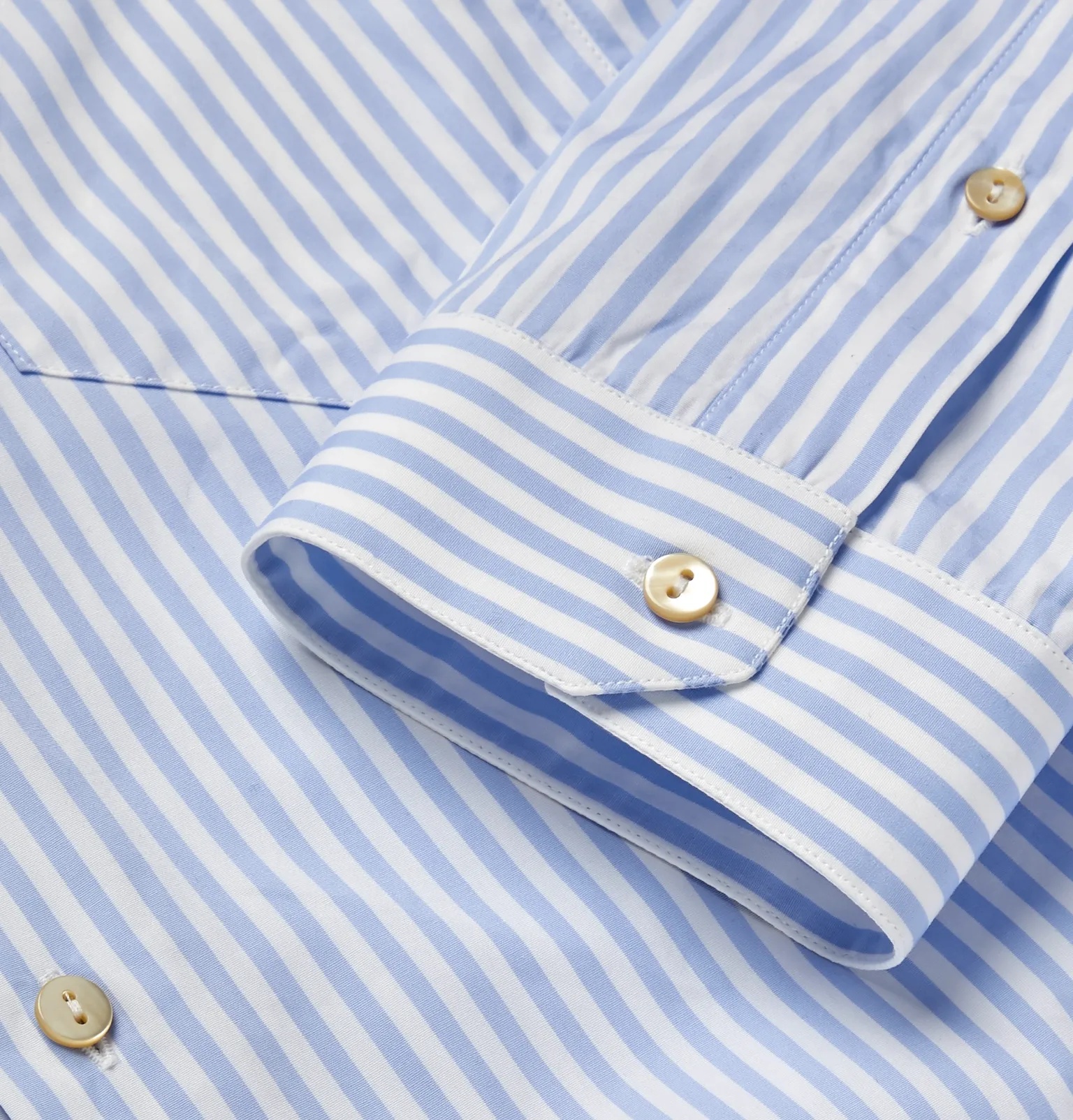 Striped Cotton-Poplin Shirt - 3