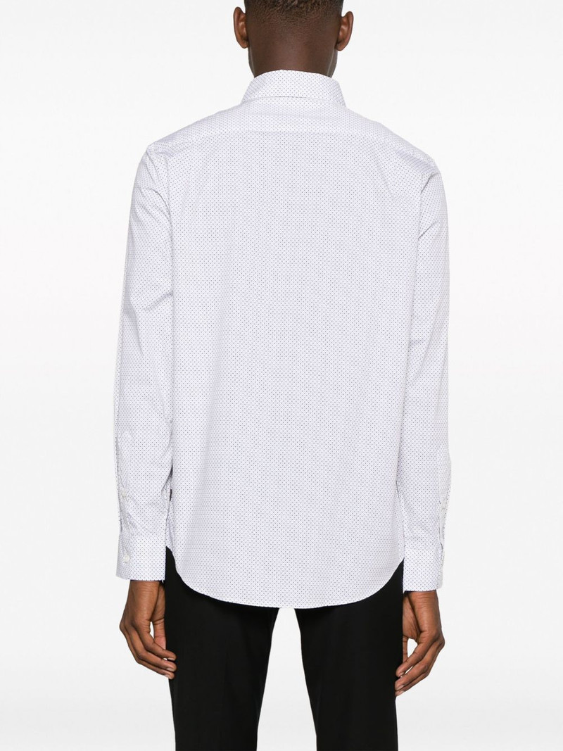 Ls Spread Mosaic Star stretch-cotton shirt 4