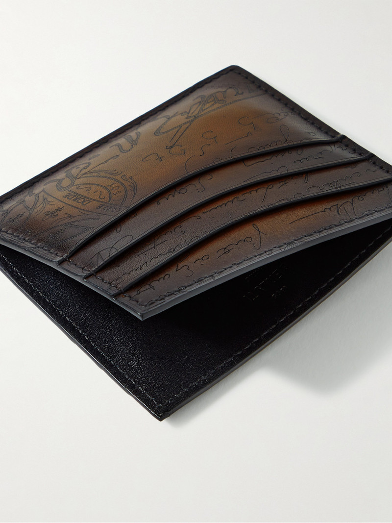 Bambou Scritto Venezia Leather Cardholder 4
